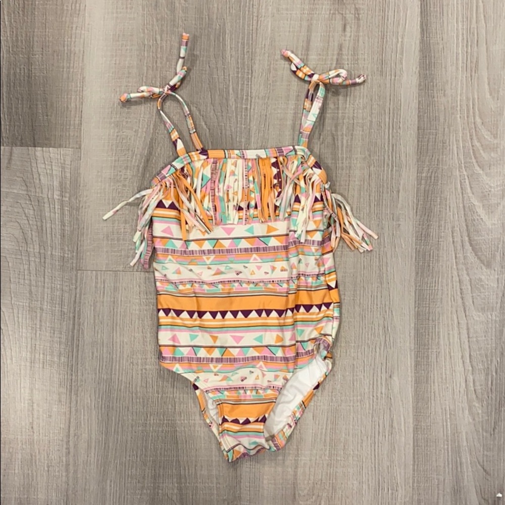 Jessica Simpson kids bathing suit with fringe